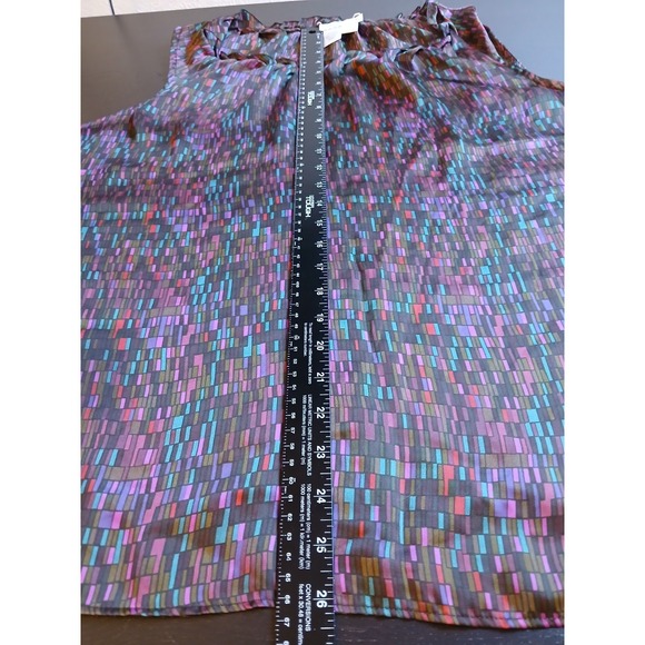 Coldwater Creek XXL Sleeveless Braided Neckline Blouse Top Shirt Women's #524C - Picture 6 of 7